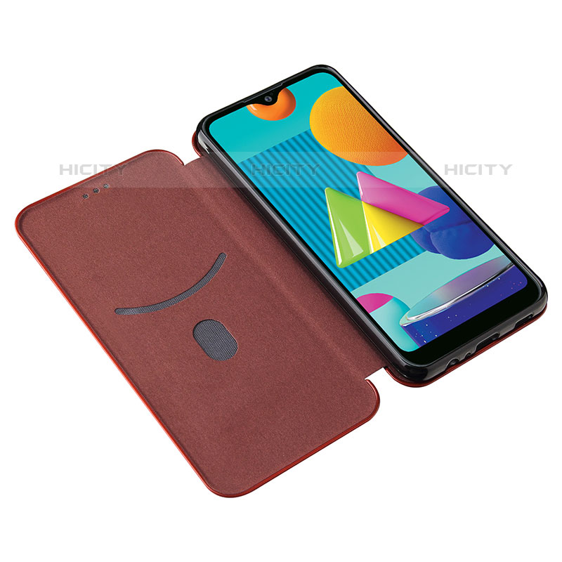 Funda de Cuero Cartera con Soporte Carcasa L06Z para Samsung Galaxy M02