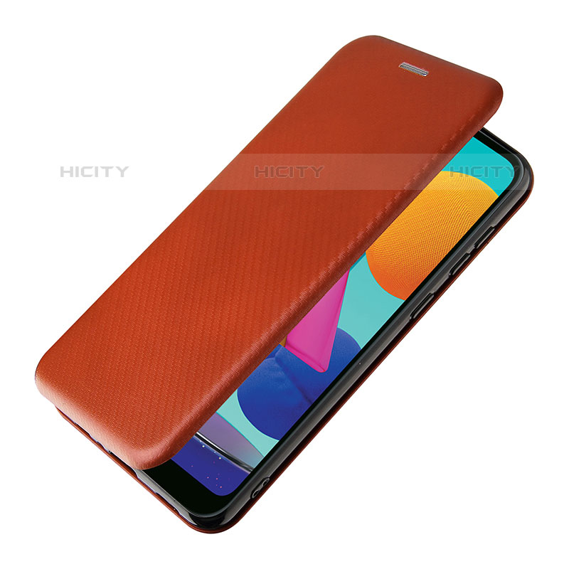 Funda de Cuero Cartera con Soporte Carcasa L06Z para Samsung Galaxy M02