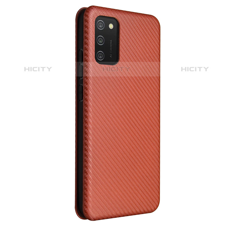 Funda de Cuero Cartera con Soporte Carcasa L06Z para Samsung Galaxy M02s