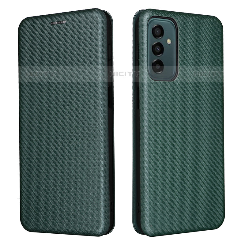 Funda de Cuero Cartera con Soporte Carcasa L06Z para Samsung Galaxy M23 5G Verde