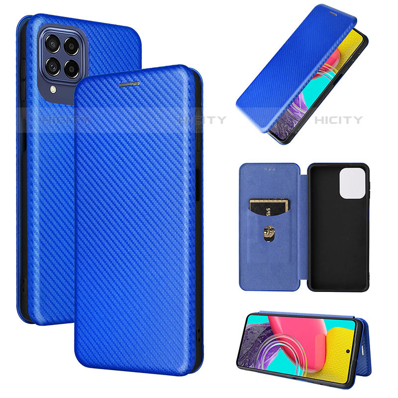 Funda de Cuero Cartera con Soporte Carcasa L06Z para Samsung Galaxy M53 5G