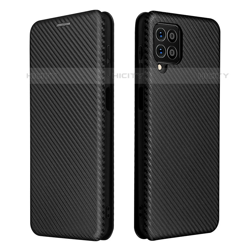 Funda de Cuero Cartera con Soporte Carcasa L06Z para Samsung Galaxy M62 4G Negro