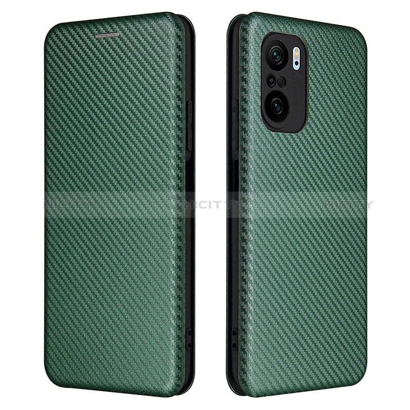 Funda de Cuero Cartera con Soporte Carcasa L06Z para Xiaomi Mi 11X 5G Verde