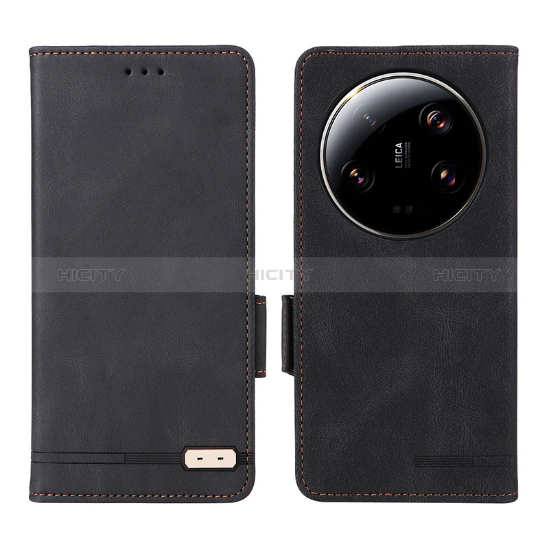 Funda de Cuero Cartera con Soporte Carcasa L06Z para Xiaomi Mi 13 Ultra 5G Negro