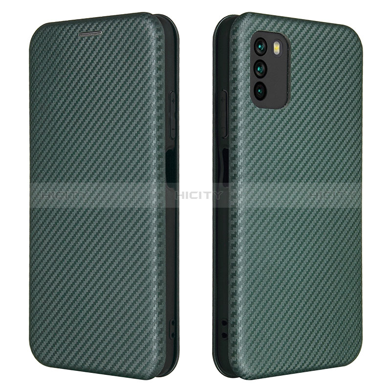 Funda de Cuero Cartera con Soporte Carcasa L06Z para Xiaomi Poco M3