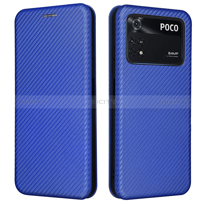 Funda de Cuero Cartera con Soporte Carcasa L06Z para Xiaomi Poco M4 Pro 4G