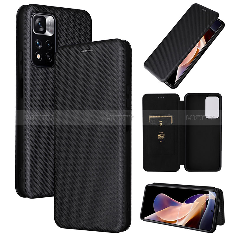 Funda de Cuero Cartera con Soporte Carcasa L06Z para Xiaomi Poco X4 NFC