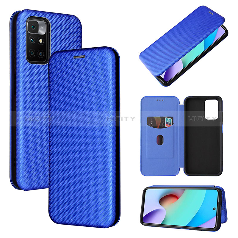 Funda de Cuero Cartera con Soporte Carcasa L06Z para Xiaomi Redmi 10 (2022)