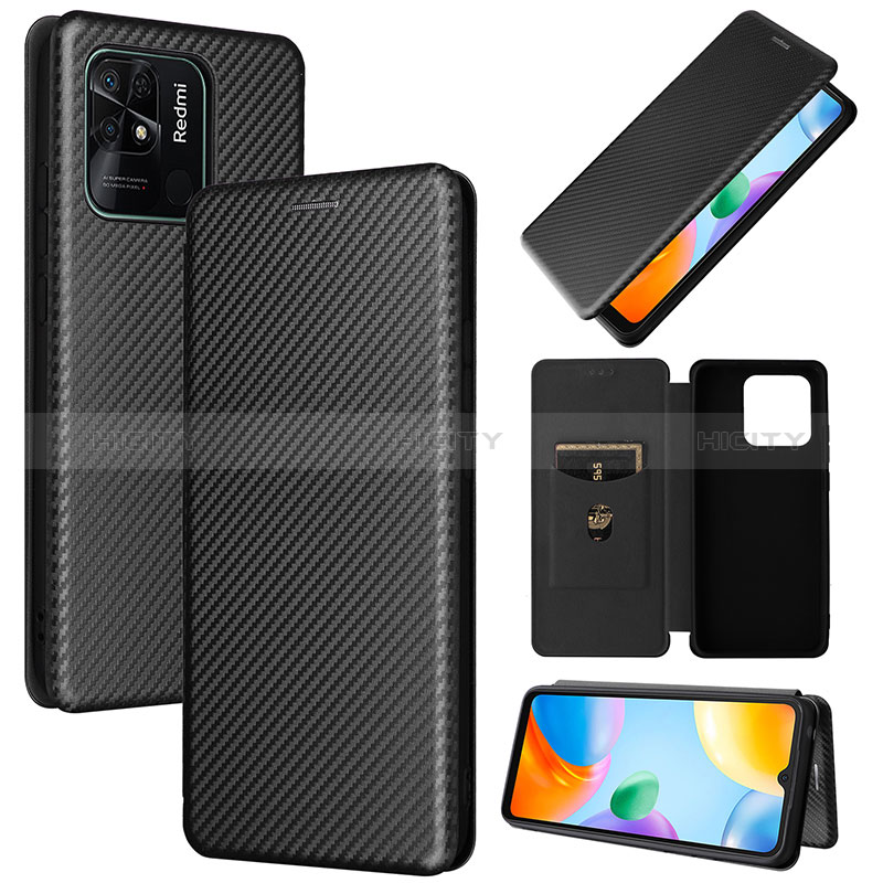 Funda de Cuero Cartera con Soporte Carcasa L06Z para Xiaomi Redmi 10 India