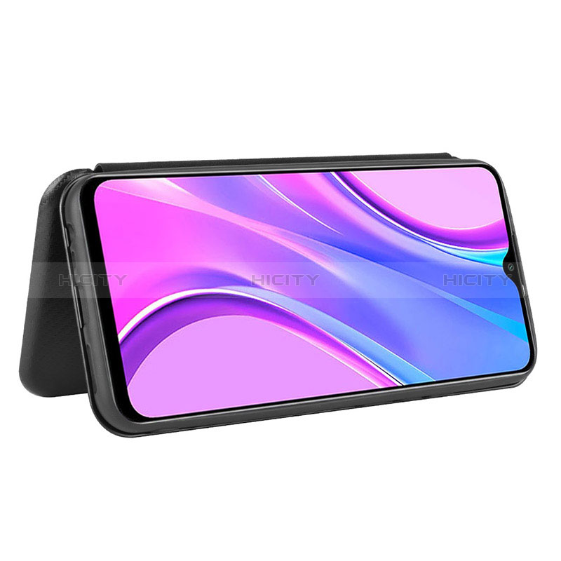 Funda de Cuero Cartera con Soporte Carcasa L06Z para Xiaomi Redmi 9 Prime India