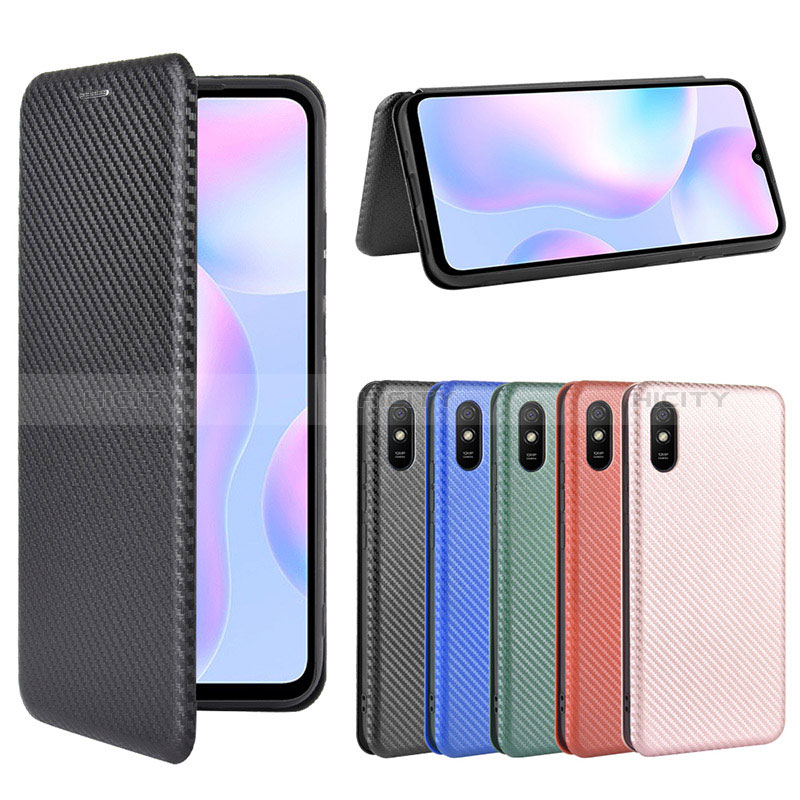 Funda de Cuero Cartera con Soporte Carcasa L06Z para Xiaomi Redmi 9A