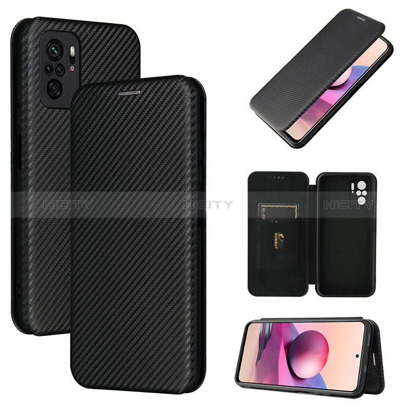 Funda de Cuero Cartera con Soporte Carcasa L06Z para Xiaomi Redmi Note 10 4G