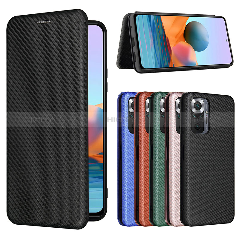 Funda de Cuero Cartera con Soporte Carcasa L06Z para Xiaomi Redmi Note 10 Pro 4G