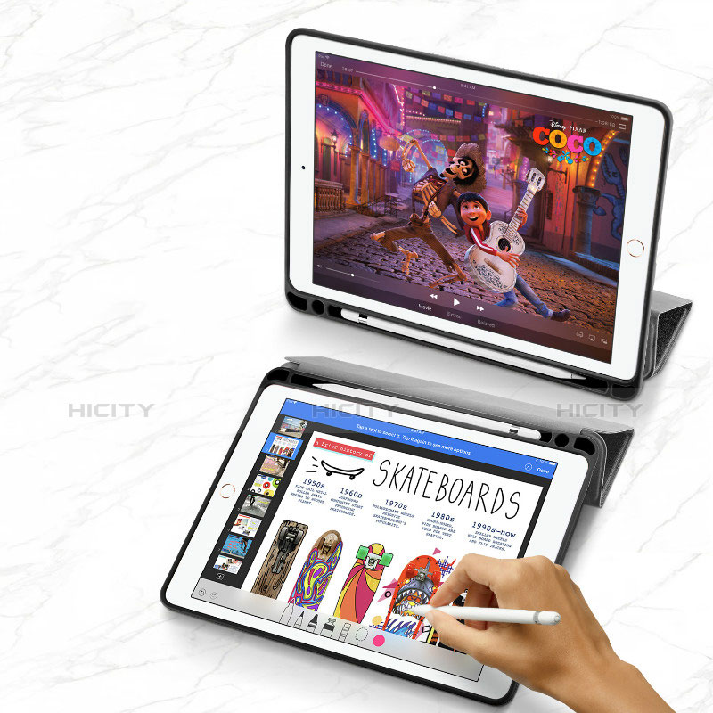Funda de Cuero Cartera con Soporte Carcasa L07 para Apple iPad Pro 10.5