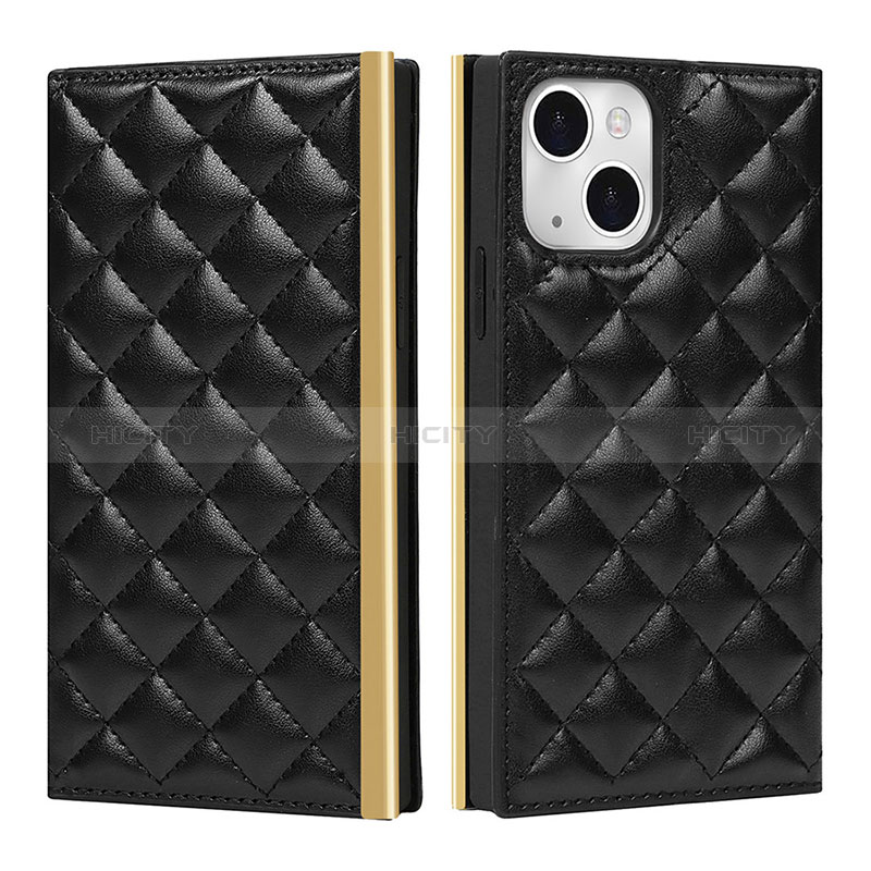 Funda de Cuero Cartera con Soporte Carcasa L07 para Apple iPhone 15