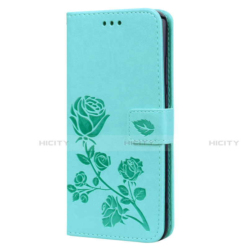 Funda de Cuero Cartera con Soporte Carcasa L07 para Huawei Honor V10 Lite Azul