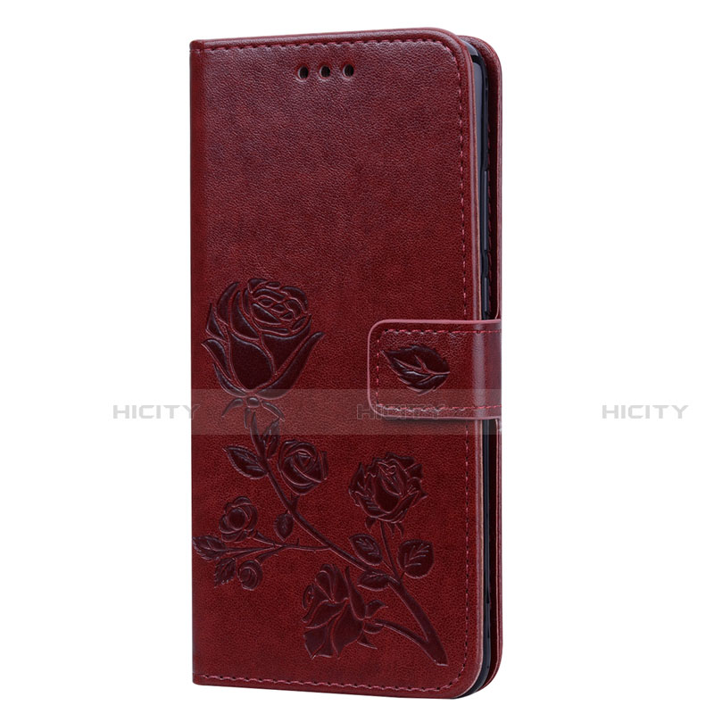 Funda de Cuero Cartera con Soporte Carcasa L07 para Huawei Honor View 10 Lite Marron