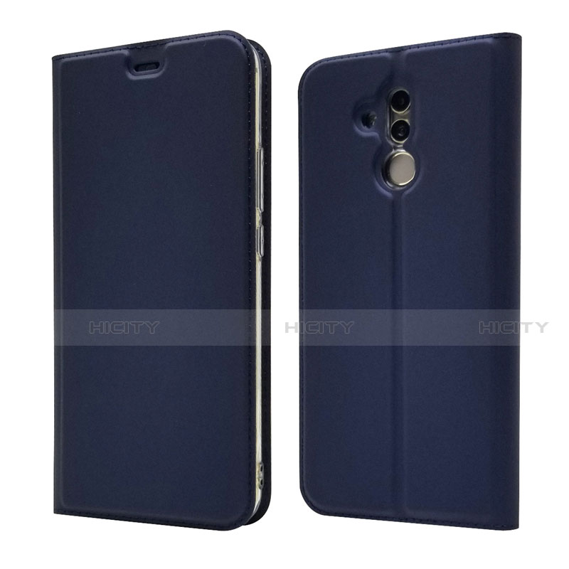 Funda de Cuero Cartera con Soporte Carcasa L07 para Huawei Mate 20 Lite Azul