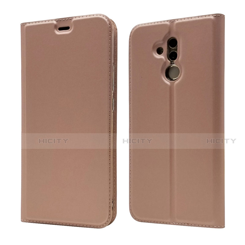 Funda de Cuero Cartera con Soporte Carcasa L07 para Huawei Mate 20 Lite Oro Rosa