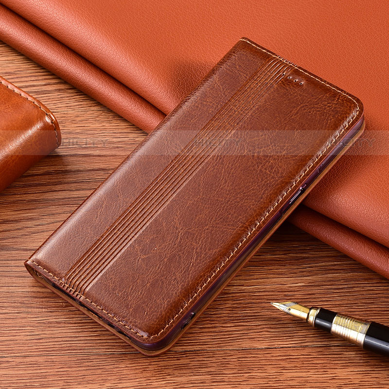 Funda de Cuero Cartera con Soporte Carcasa L07 para Huawei Mate 40 Lite 5G Marron Claro