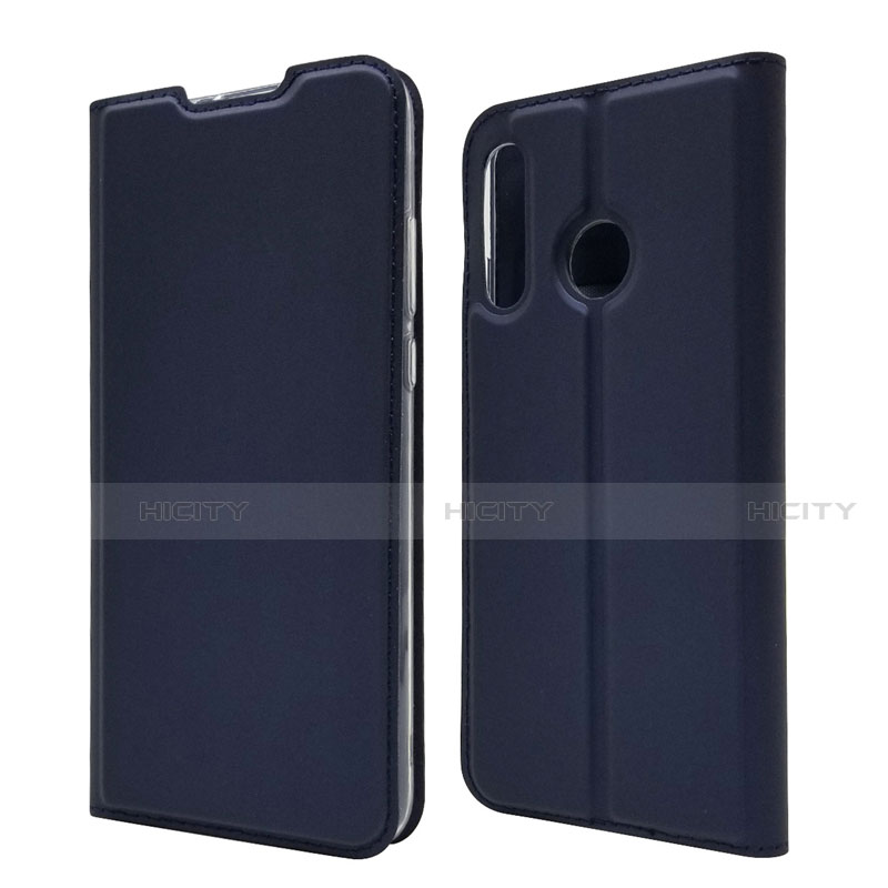 Funda de Cuero Cartera con Soporte Carcasa L07 para Huawei Nova 4e Azul