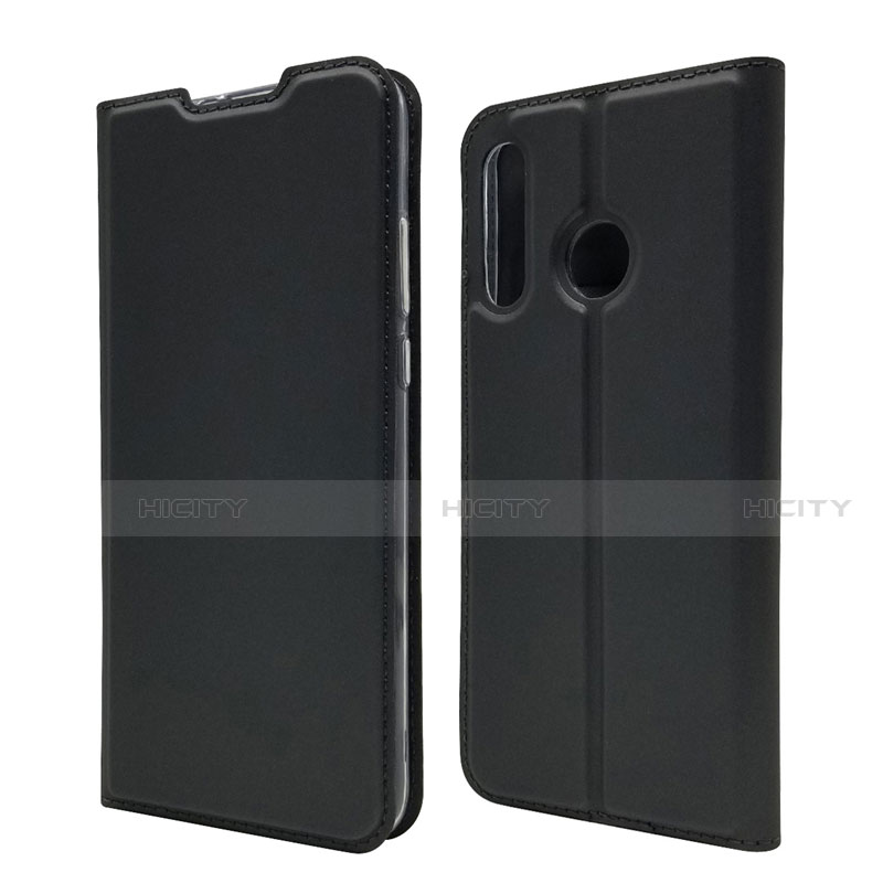 Funda de Cuero Cartera con Soporte Carcasa L07 para Huawei Nova 4e Negro