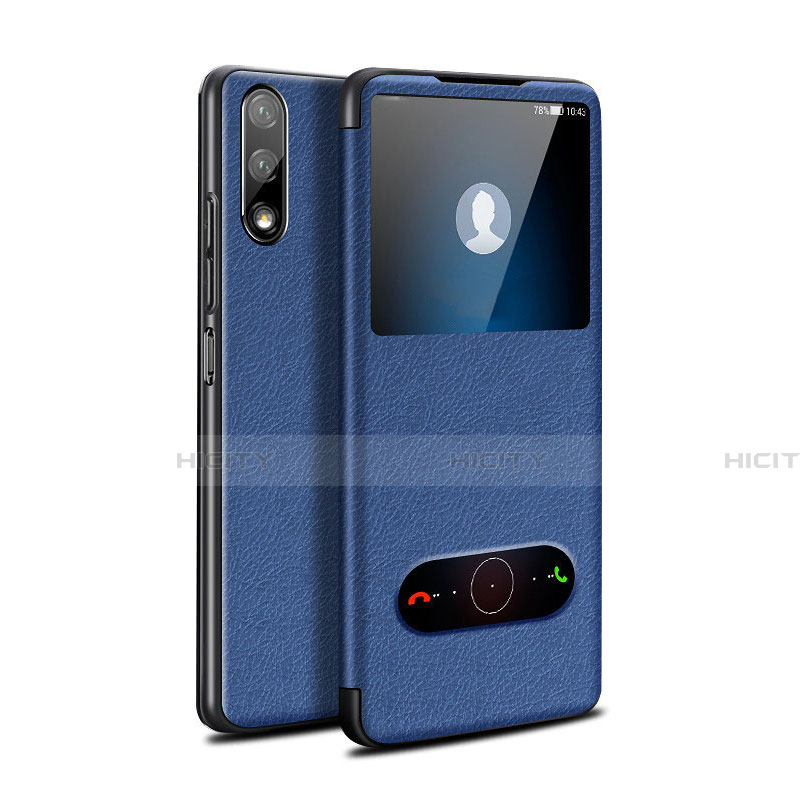 Funda de Cuero Cartera con Soporte Carcasa L07 para Huawei P Smart Z (2019)