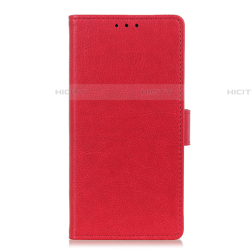 Funda de Cuero Cartera con Soporte Carcasa L07 para Oppo A91 Rojo