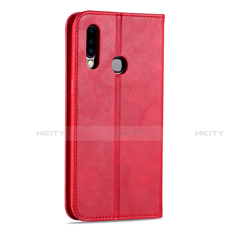 Funda de Cuero Cartera con Soporte Carcasa L07 para Samsung Galaxy A20s