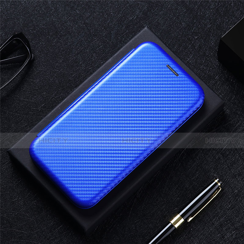 Funda de Cuero Cartera con Soporte Carcasa L07 para Xiaomi Mi 12 5G Azul