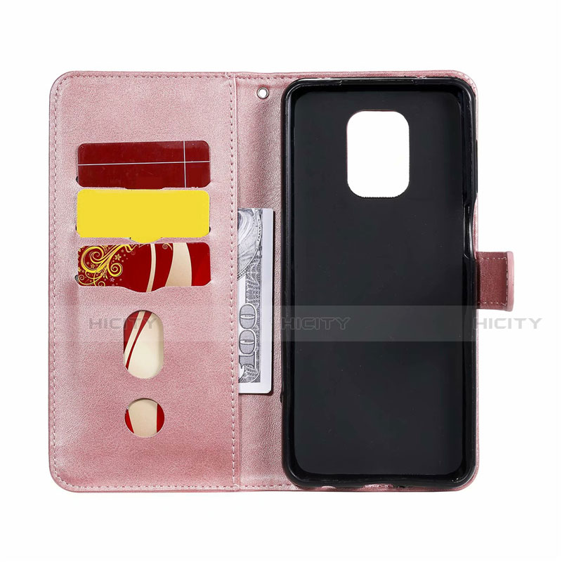 Funda de Cuero Cartera con Soporte Carcasa L07 para Xiaomi Redmi Note 9 Pro Max