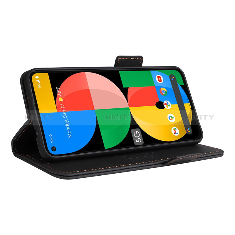 Funda de Cuero Cartera con Soporte Carcasa L07Z para Google Pixel 5a 5G