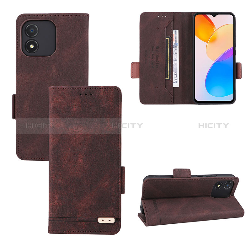 Funda de Cuero Cartera con Soporte Carcasa L07Z para Huawei Honor X5