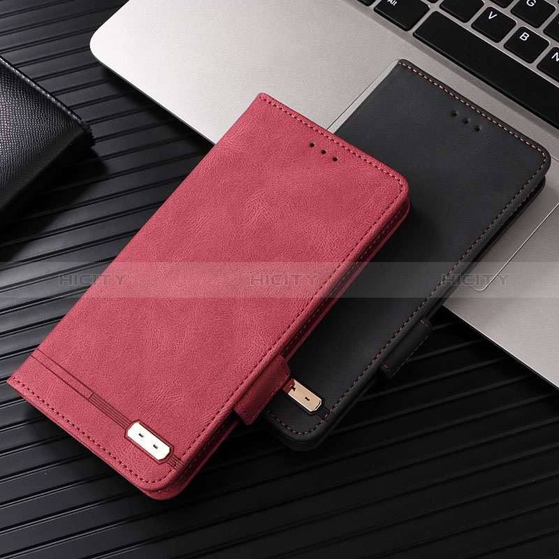 Funda de Cuero Cartera con Soporte Carcasa L07Z para Huawei Honor X6a