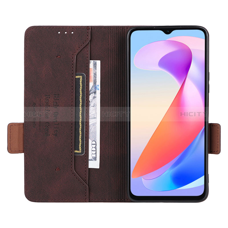 Funda de Cuero Cartera con Soporte Carcasa L07Z para Huawei Honor X6a