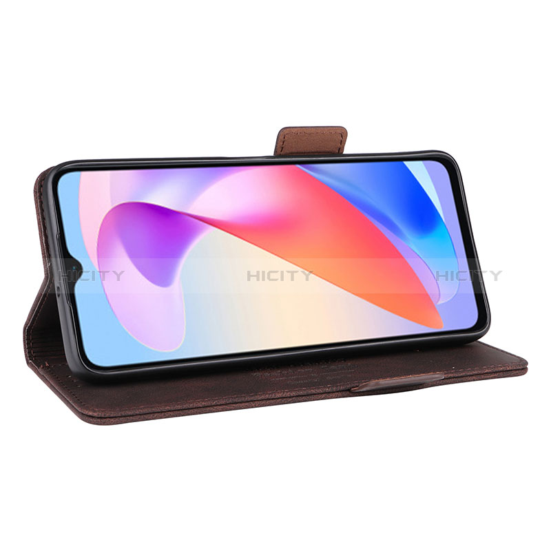 Funda de Cuero Cartera con Soporte Carcasa L07Z para Huawei Honor X6a