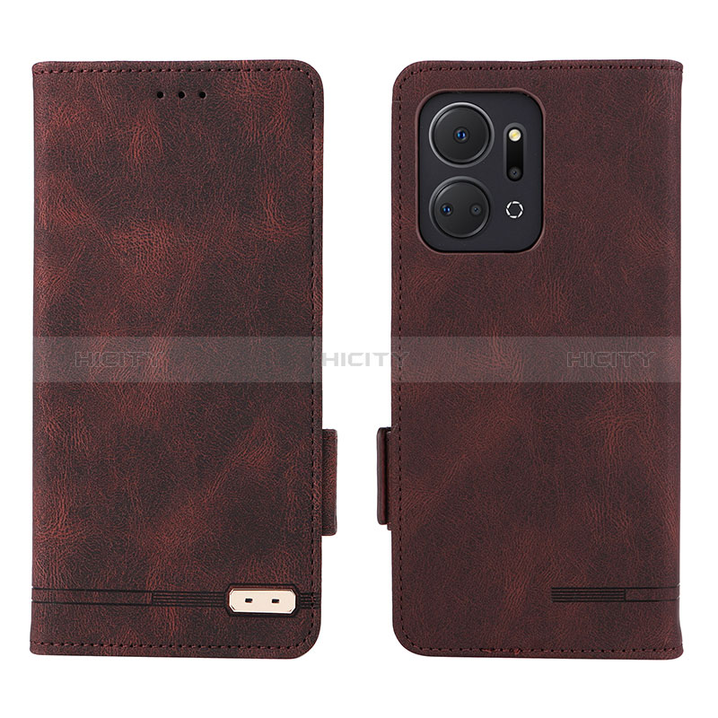 Funda de Cuero Cartera con Soporte Carcasa L07Z para Huawei Honor X7a