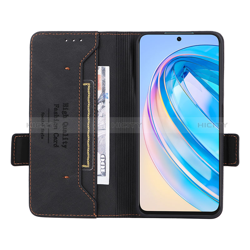 Funda de Cuero Cartera con Soporte Carcasa L07Z para Huawei Honor X8a 4G