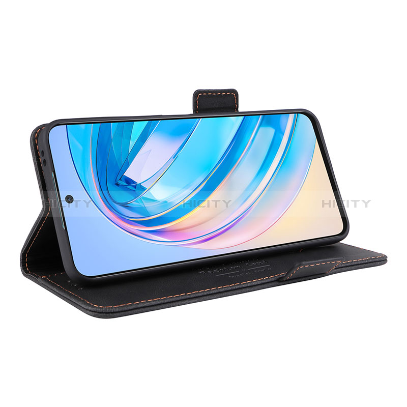 Funda de Cuero Cartera con Soporte Carcasa L07Z para Huawei Honor X8a 4G