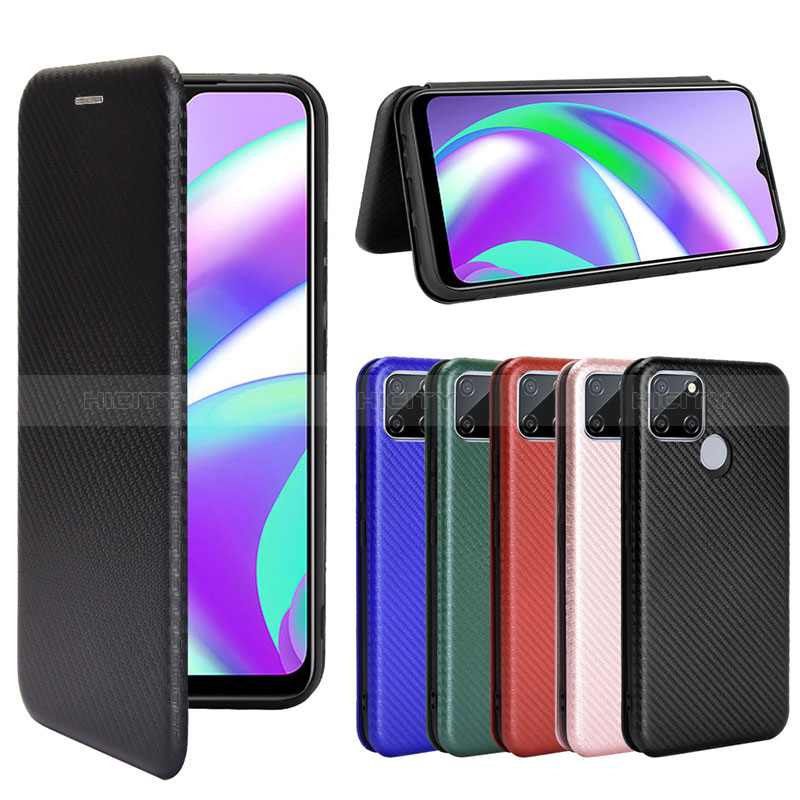 Funda de Cuero Cartera con Soporte Carcasa L07Z para Realme C12