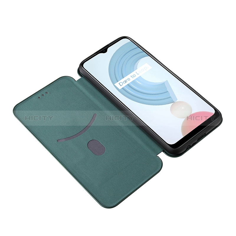 Funda de Cuero Cartera con Soporte Carcasa L07Z para Realme C25Y