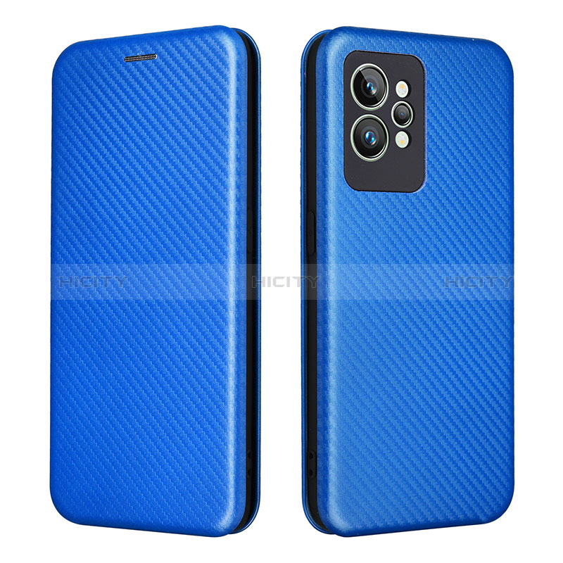 Funda de Cuero Cartera con Soporte Carcasa L07Z para Realme GT2 Pro 5G Azul