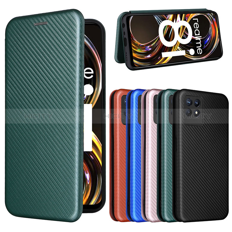 Funda de Cuero Cartera con Soporte Carcasa L07Z para Realme Narzo 50 4G