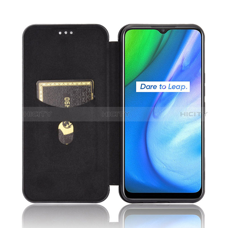 Funda de Cuero Cartera con Soporte Carcasa L07Z para Realme V3 5G