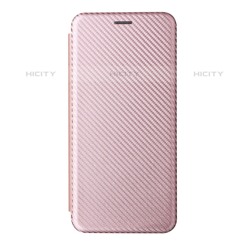 Funda de Cuero Cartera con Soporte Carcasa L07Z para Samsung Galaxy A03 Oro Rosa