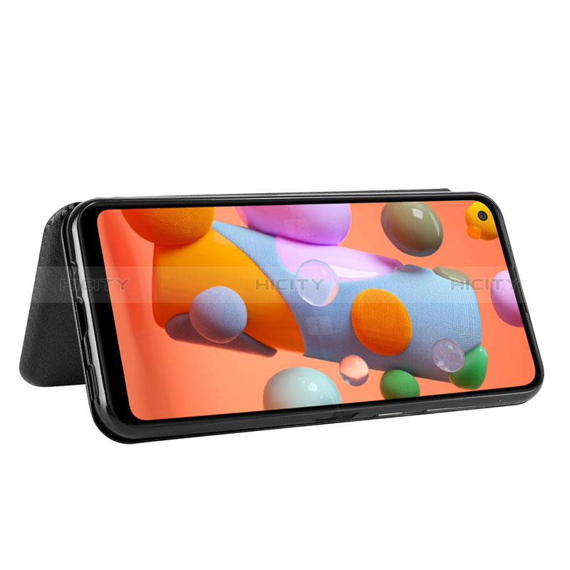 Funda de Cuero Cartera con Soporte Carcasa L07Z para Samsung Galaxy A11