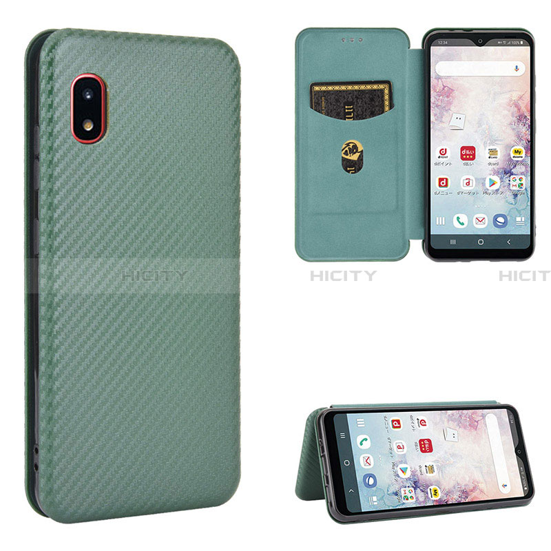 Funda de Cuero Cartera con Soporte Carcasa L07Z para Samsung Galaxy A20 SC-02M SCV46