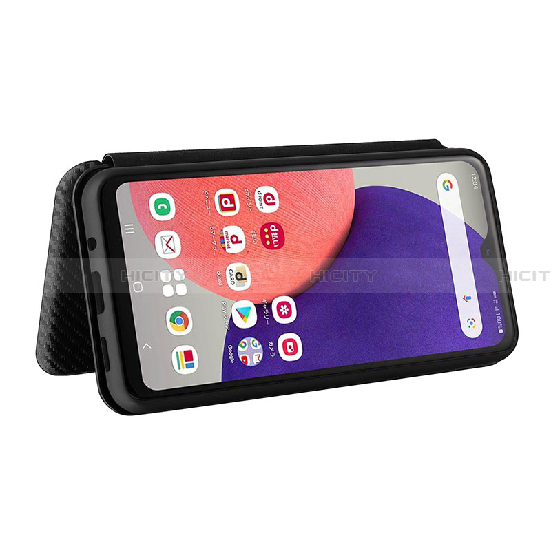 Funda de Cuero Cartera con Soporte Carcasa L07Z para Samsung Galaxy A22 5G SC-56B