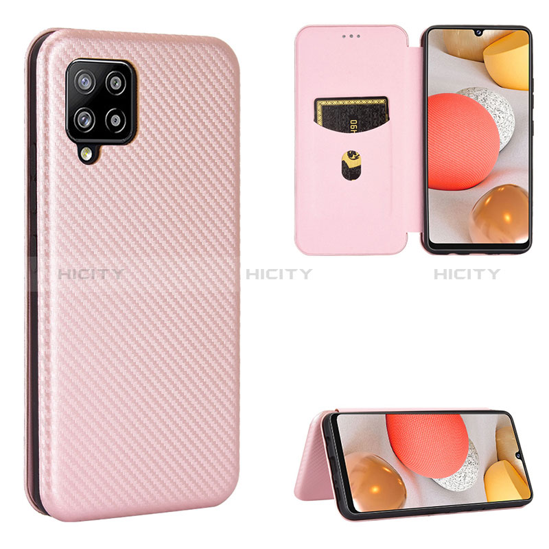 Funda de Cuero Cartera con Soporte Carcasa L07Z para Samsung Galaxy A42 5G