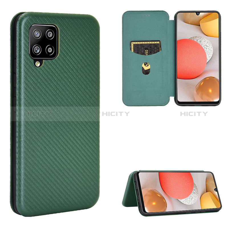 Funda de Cuero Cartera con Soporte Carcasa L07Z para Samsung Galaxy A42 5G